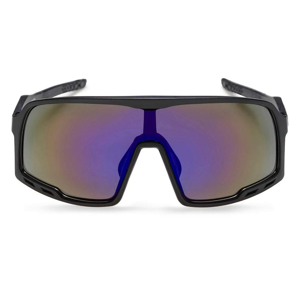 Henrik Sunglasses BLACK/PURPLE MIRROR