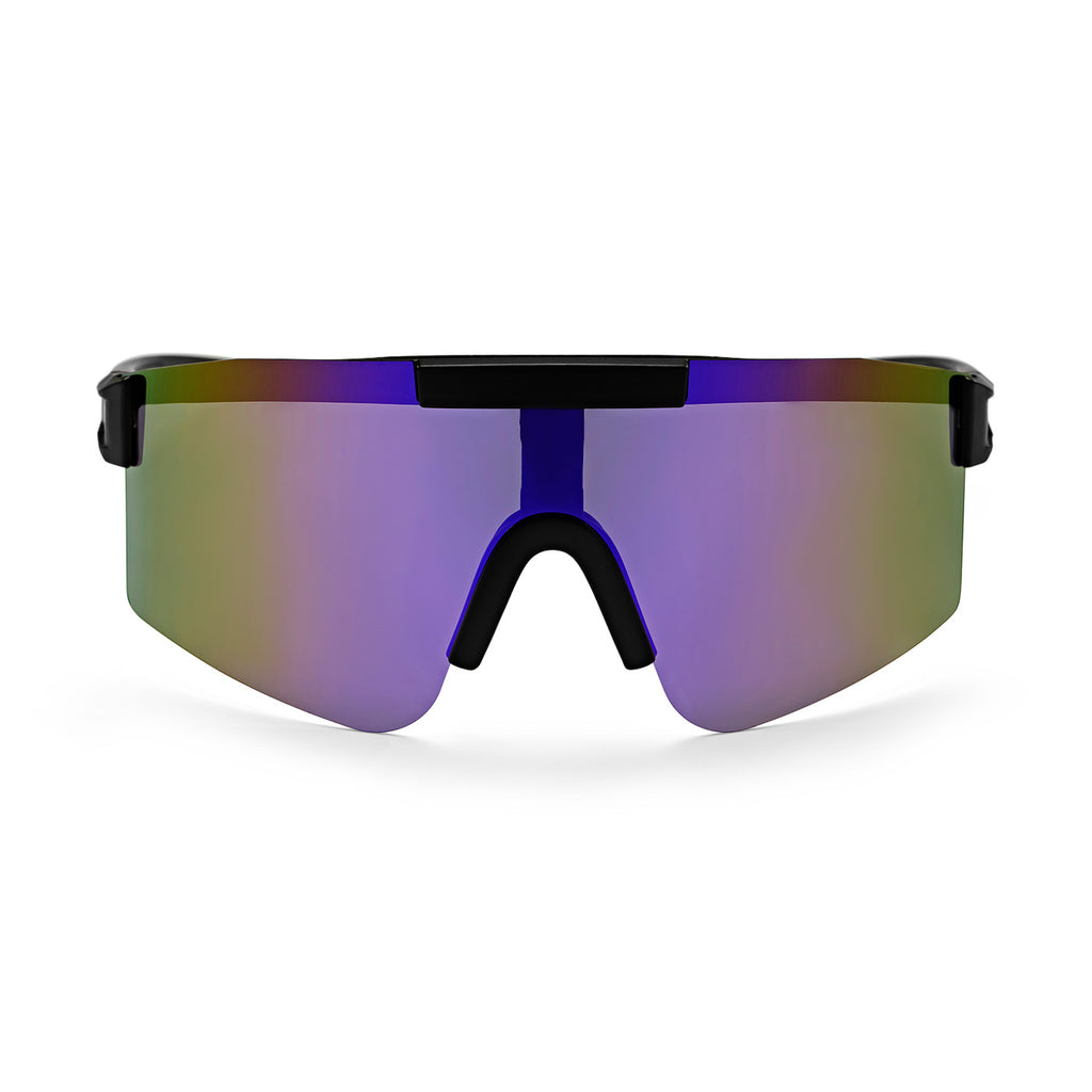 Luca Sunglasses BLACK/PURPLE MIRROR