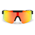 Luca Sunglasses BLACK/RED MIRROR