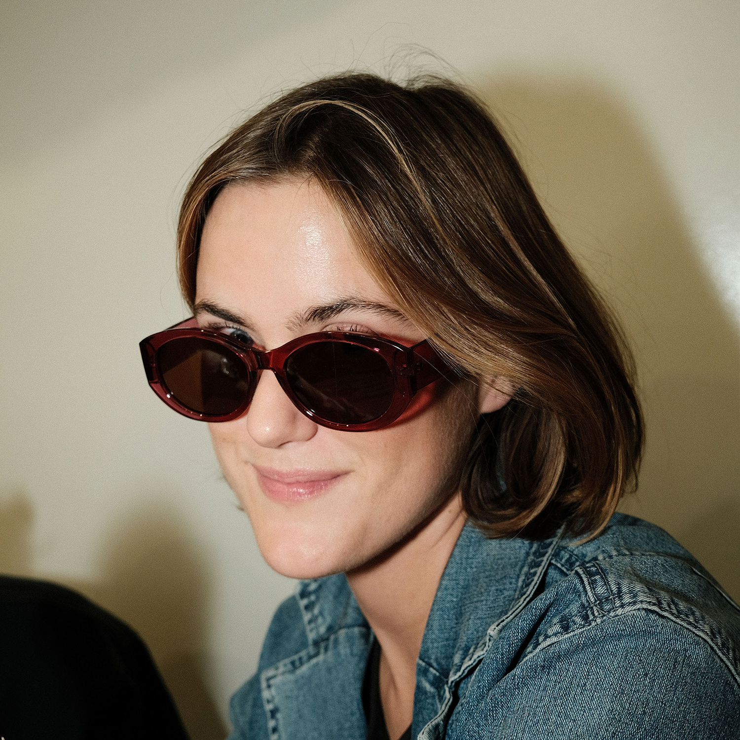 Cleo Sunglasses BURGUNDY